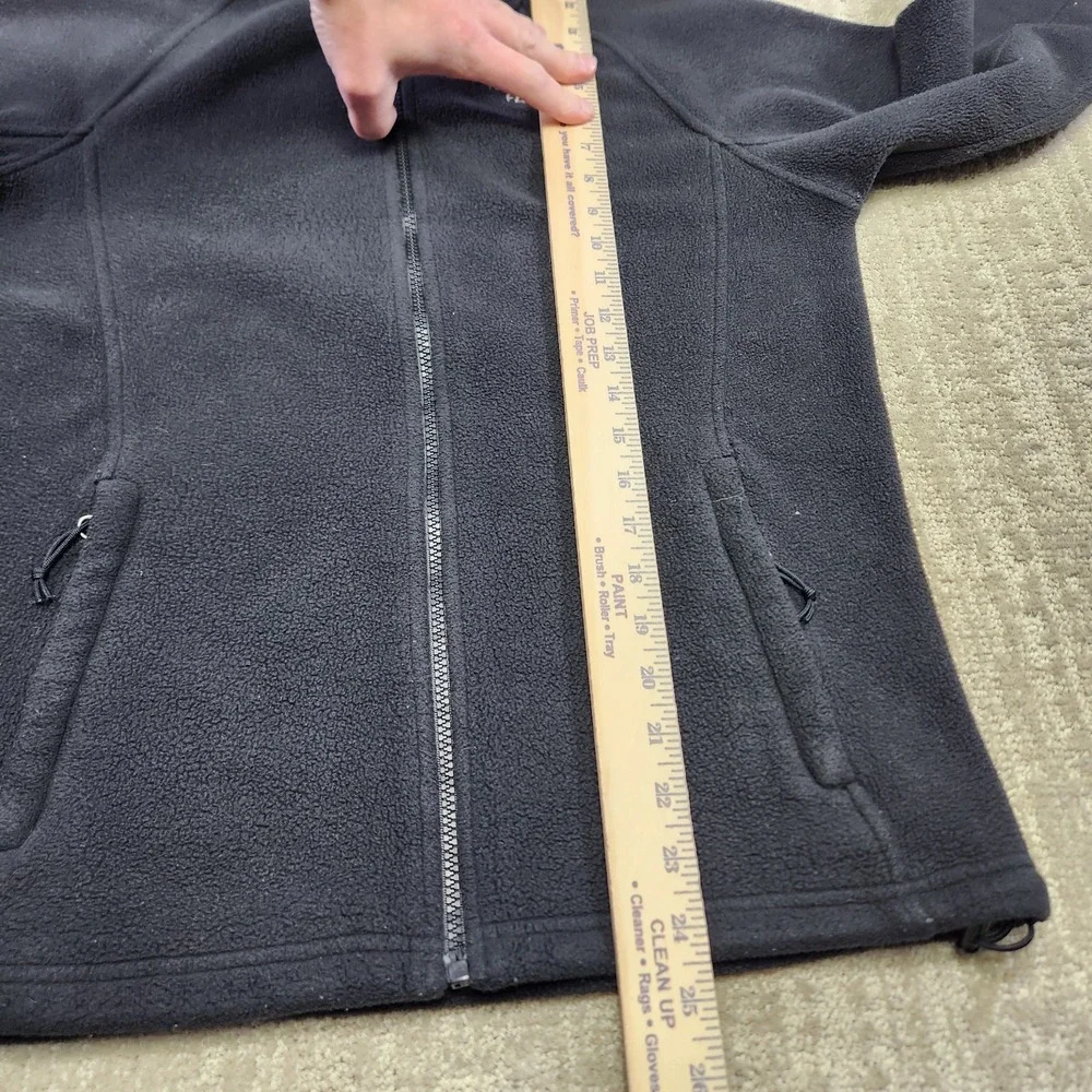 North Face Jacket Women Medium Khumbu Heavy Fleece Black Full Zip Outdoor Hiking